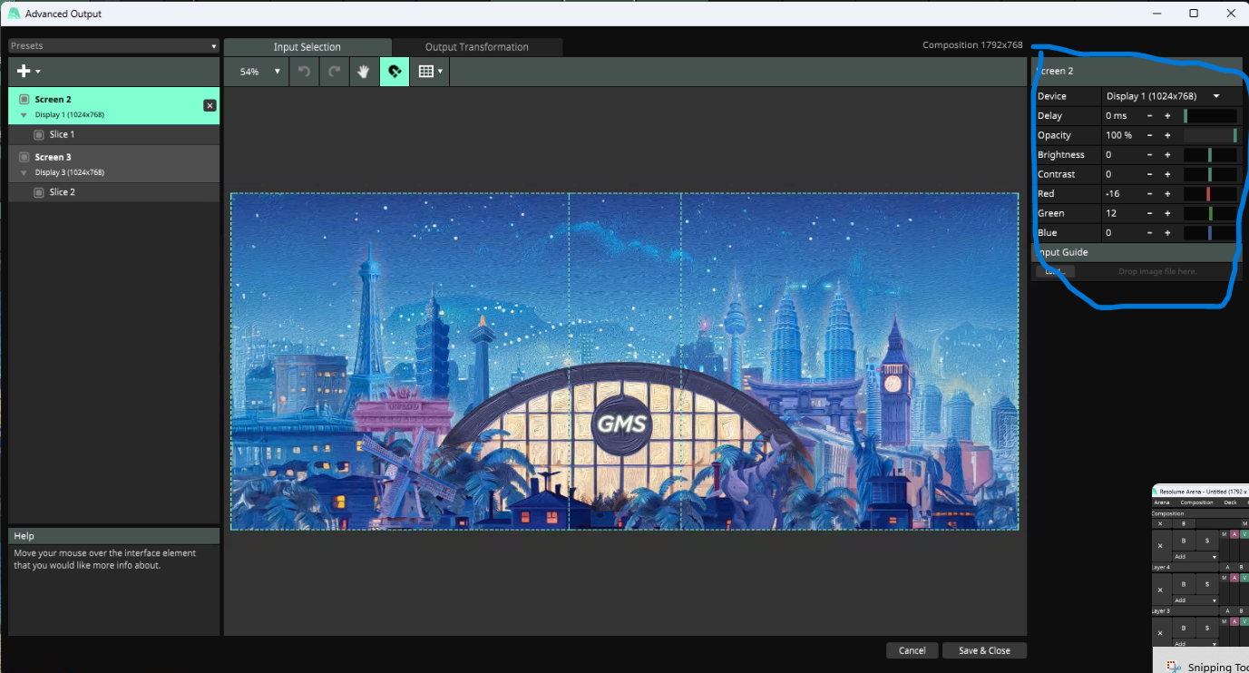 Advanced Output Interface
