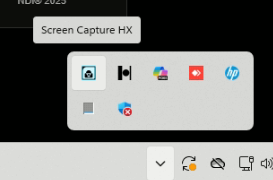 Screen Capture HX Tray